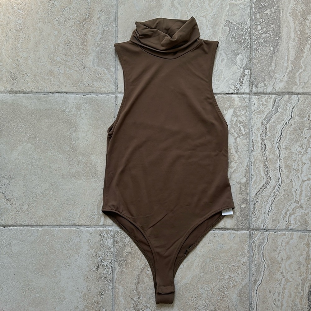 Zara Turtleneck Sleeveless Bodysuit